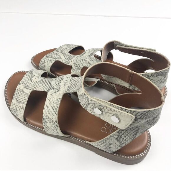 Franco Sarto Women’s Genevia Snakeskin Sandals Size 8.5 - Picture 8 of 9